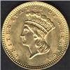 Image 1 : 1862 Gold Dollar MS62