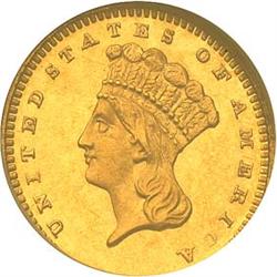1880 Gold Dollar NGC MS66