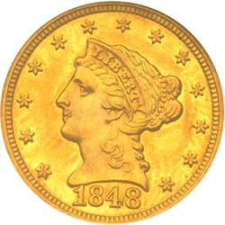 1848 Quarter Eagle MS61
