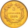 Image 2 : 1854-D Three Dollar Gold PCGS MS60