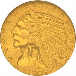 1909-O Half Eagle NGC AU58