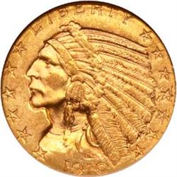 1910-D Half Eagle NGC MS62