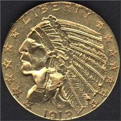 1912 Half Eagle EF45