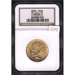 1932 Eagle NGC MS63
