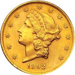 1892-S Double Eagle MS63