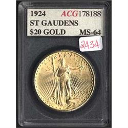 1924 Double Eagle MS64