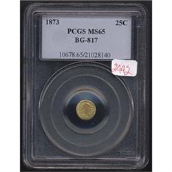 Fract Gold BG817 PCGS MS65