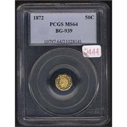 Fract Gold BG939 PCGS MS64