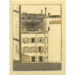 Pierre Bonnard Lithograph "Maison Dans La Cour"
