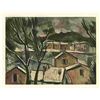 Image 1 : Vlaminck Lithograph "Winter Landscape"