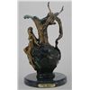 Image 1 : "Handled Vase With Nude" Bronze Sculpture - Debut