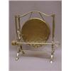 Image 1 : AN EDWARDIAN EPNS DINNER GONG, height  24c...