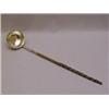Image 1 : A SILVER PUNCH LADLE, whale bone handle in...