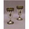 Image 1 : A PAIR OF TURKOMAN GOBLETS, c.1900, bucket...