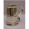 Image 1 : A GEORGE III TANKARD, moulded collet skirt...