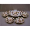Image 1 : A SET OF FOUR SCALLOP SHAPED SUPPER DISHES...