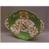 Image 1 : A PORCELAIN COMPORT, c.1850, oval with a g...