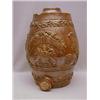 Image 1 : A SALT-GLAZED STONEWARE BARREL, c.1835, ra...