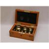 A CASED SERIES OF SPHERICAL WEIGHTS, 'Boro...