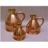 A SERIES OF SIX GRADUATING COPPER  HAYSTAC...