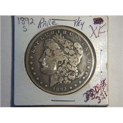 1892-S MORGAN DOLLAR
