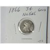 Image 1 : 1866 3 CENT NICKLE