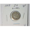 Image 1 : 1869 3 CENT NICKLE