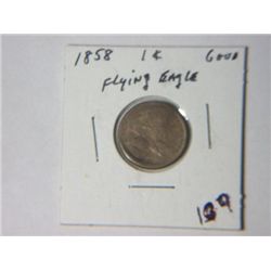 1858 FLYING EAGLE CENT