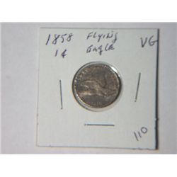 1858 FLYING EAGLE CENT