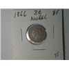 Image 1 : 1866 3 CENT NICKLE