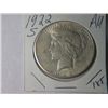 Image 1 : 1922 S PEACE DOLLAR