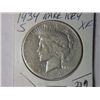 Image 1 : 1934 S PEACE DOLLAR