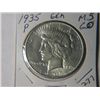 Image 1 : 1935 P PEACE DOLLAR