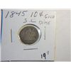 Image 1 : 1845 SITTING LIBERTY DIME