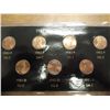 Image 1 : 1982-7 VARIETIES LINCOLN CENT SET (UNC)