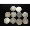 Image 1 : 10 ASSORTED SEATED LIBERTY DIMES
