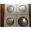 Image 2 : 4 ASSORTED WALKING LIBERTY HALF DOLLARS