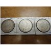 Image 1 : 1921 P/D/S MORGAN SILVER DOLLARS 3 COINS