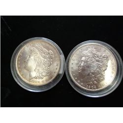 1884-O & 1904-O MORGAN SILVER DOLLARS