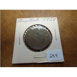 1837 US LARGE CENT
