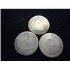 Image 1 : 3 ASSORTED SEATED LIBERTY QUARTERS