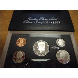 1998 US SILVER PROOF SET (WITH BOX)