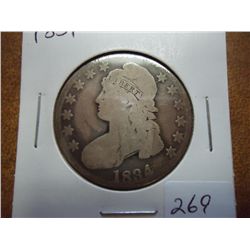 1834 BUST HALF DOLLAR