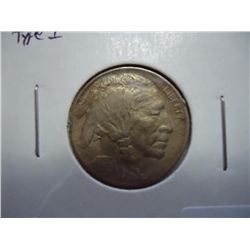 1913 TYPE I BUFFALO NICKEL AU