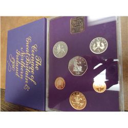 1980 GREAT BRITAIN AND NORTHERN IRELAND PROOF SET