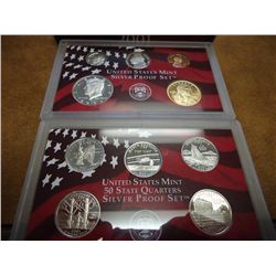 2001 US SILVER PROOF SET (WITH BOX) (BETTER DATE)