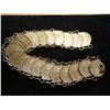 Image 2 : COIN BRACELET MADE FROM 20 MEXICAN 1964 1 CENTAVOS
