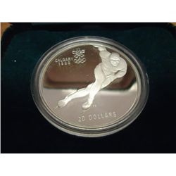 1985 CANADA CALGARY SILVER $20 PROOF