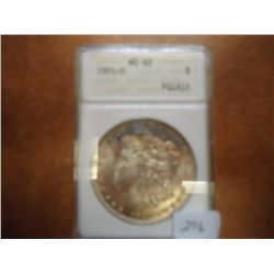 1904-O MORGAN SILVER DOLLAR ANACS MS62