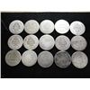 Image 2 : 15 ASSORTED SEATED LIBERTY DIMES
